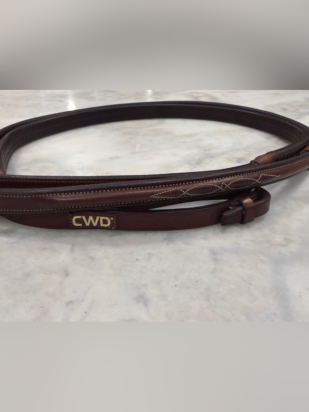 CWD Rubber Reins – Full/Horse – Premium French Leather – Excellent Condition
